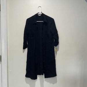 Black Button Down Dress